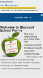Mobile Screenshot of discountschoolforms.com